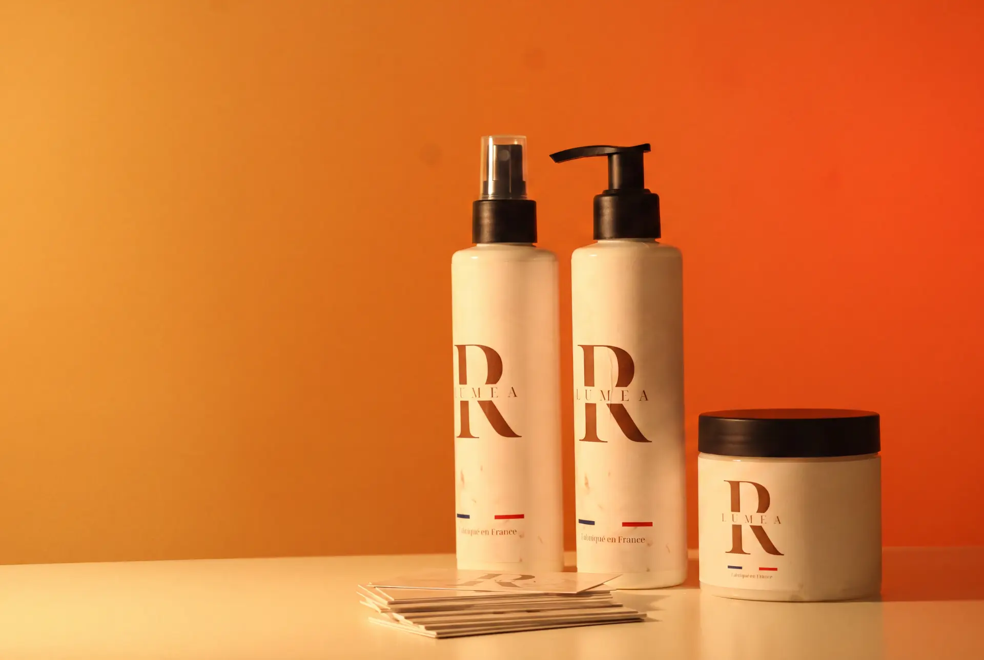 Le trio R-Luméa : brume, shampoing et masque capillaire